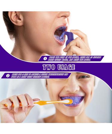 Purple Toothpaste for Teeth Whitening Foam - Color Corrector & Stain Removal Booster - Buy Online on GoSupps.com