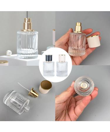 ATB-Foger 30 ml 2 pieces round perfume spray bottle perfume atomiser glass for perfume travel cosmetics with funnel pipettes and other accessories - Buy Online on GoSupps.com