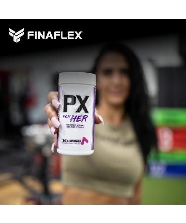 FINAFLEX PX for HER - 60 Capsules - Improves Thermogenic Metabolism with Caffeine Ashwagandha & DIM - 30 Servings - Buy Online on GoSupps.com