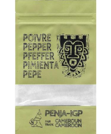 PENJA Pepper - PGI (Protected Geographical Indication) - Bird pepper from Cameroon (WHITE Recycled kraft paper 150g) - Buy Online on GoSupps.com