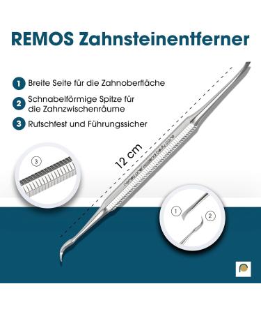 REMOS Tartar Remover 2 in 1 Dental Care for Dogs Cats & People - Effective Teeth Cleaning Solution - Buy Online on GoSupps.com