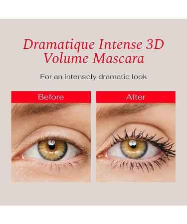 Watier Dramatique Intense 3D Volume Mascara - Intense Volume, Extreme Length, Paraben-Free - 0.34 Fl. Oz - Buy Online on GoSupps.com
