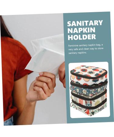 Healeved 12 STK Women's Hygiene Disposal Bags - Strawberry Napkins & Cotton Laminated Aunt Towels - Perfect for Travel & Organization - Buy Online on GoSupps.com