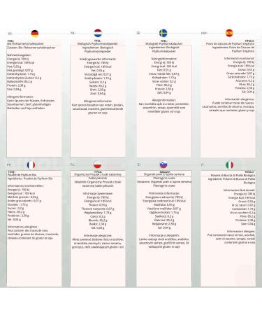 Wholefood Earth Organic Psyllium Husk Powder 500g - Vegan, GMO Free, High Fibre & Protein - Certified Organic Natural - 500g - Buy Online on GoSupps.com