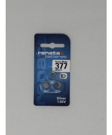 Renata Silver Oxide Watch Battery 377 - SR626SW (3 Batteries)