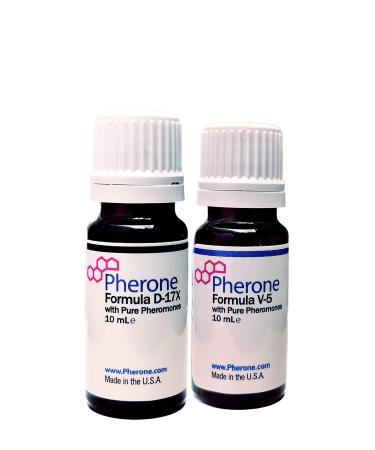 Pherone Special Discounted Bundle B-175 for Men to Attract Women with Pheromone Cologne Formulas D-17X and V-5 - Pure Human Pheromones