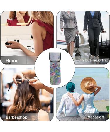 Travel-Friendly Cute Dragonfly Curling Iron Heat Shield Bag | Heat Resistant Storage Sleeve for Curling Irons | Portable Travel Accessory - Buy Online on GoSupps.com