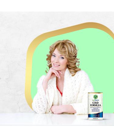 Leafsource Cold Formula Capsules Naturally Reduces Duration & Relieve Cold Symptoms Flu Upper Respiratory Tract Infections Bronchitis Sore Throat and Laryngitis Plant-Based Ingredient Vegan Immune Modulator NPN 80114231 (60 Counts) 60 count (Pack of 1) - Buy Online on GoSupps.com