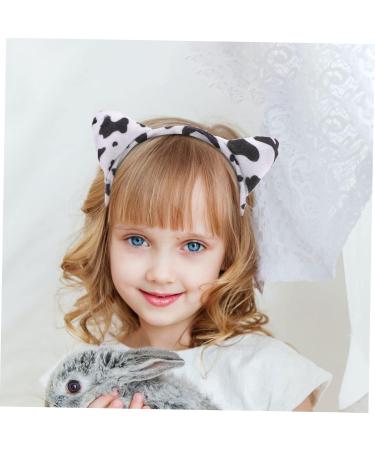Beavorty 6 Sets Cow Headband Cosplay Cat Ears and Tail Carnival Cow Dress up Cat Costume Accessories Hair Ties with Bows Costume Animal Hair Hoop Animal Ears Hair Hoops Tails Fabric - Buy Online on GoSupps.com