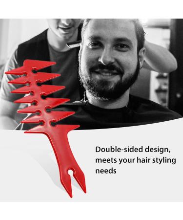Aiwjeakh Men's Oil Hair Comb Back Hair Style Beard Men's Hairdressing Wide Tooth Comb Hair Brush Men's Hair Comb - Buy Online on GoSupps.com