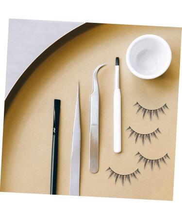 POPETPOP 5 Pairs Fake eyelashes Artificial Eyelashes Transparent Band Eyelash long eyelash Reusable Eyelashes Natural Look Eyelashes 3D Faux Lashes chemical fiber woman Japanese Acrylic - Buy Online on GoSupps.com
