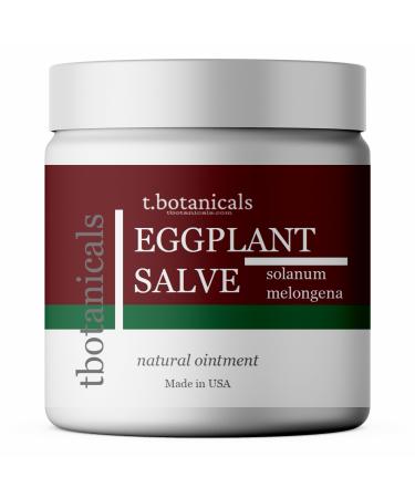 Eggplant Salve Herbal Salve with Eggplant Extract Skin Ointment Eggplant Cream Skin Cell Health Support Skin Relief (4 oz) 4 Ounce (Pack of 1)