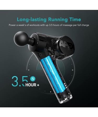 Opove Apex Massage Gun 14.5mm Percussion Massager for Athletes - Professional Therapist's Choice for Deep Tissue Relief and Recovery - Buy Online on GoSupps.com