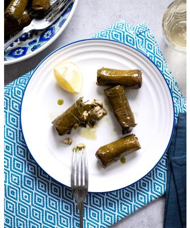 The Greek Kitchen Dolmades 280g | Hand Rolled Vine Leaves Stuffed with Rice & Herbs | Green - Buy Online on GoSupps.com