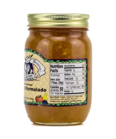 Amish Wedding Orange Marmalade 18oz - Pack of 2 | Handmade Artisanal Spread - Buy Online on GoSupps.com