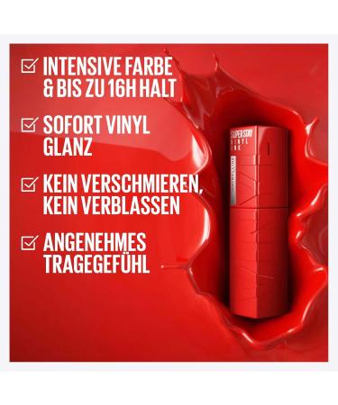 Maybelline New York Super Stay Vinyl Ink Liquid Lipstick No. 55 Royal - 16 Hour Hold & Shiny Finish | 4.2ml - International Shipping - Buy Online on GoSupps.com