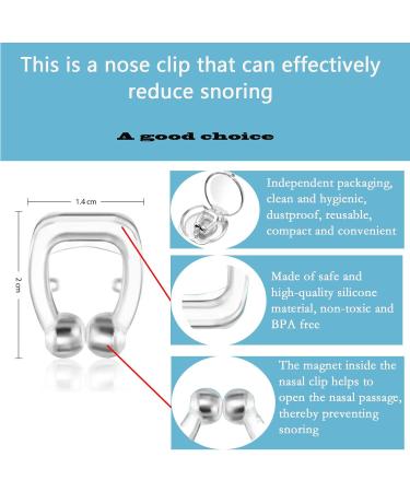 Buy Silicone Magnetic Anti-Snoring Device | 8-Pack Snoring Solution for Men & Women | Stop Snoring Easily - Buy Online on GoSupps.com