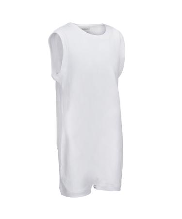 Special Needs Clothing for Older Children (3-16 yrs Old) - Sleeveless Bodysuit for Boys & Girls by KayCey 15-16 Years White - Buy Online on GoSupps.com