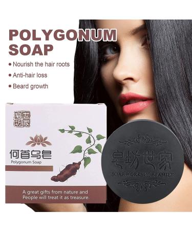 XIGUA 2PCS Hira Darkening Shampoo Bar for Gray & Black Hair | Promotes Growth & Prevents Loss - Buy Online on GoSupps.com
