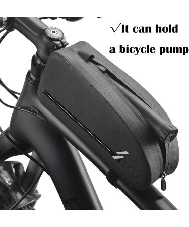 CbRSPORTS Waterproof Bike Top Tube Bag | Front Frame Energy Pack for Cycling | Fuel-Tank & Phone Storage | 840D Material | 9.25x4.13x2.55inches(L) - Buy Online on GoSupps.com