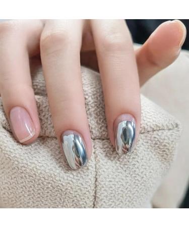 1/4 Mirror-Finish Gel Chrome Nail Powder - UV Gel Nail Polish for DIY Nail Art | Reflective Soak-Off Chrome Powder 10g - Buy Online on GoSupps.com