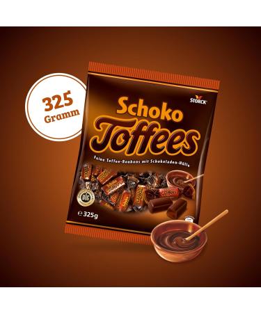 Buy Premium Chocolate Toffees - 325g | Rich Bitter Chocolate Coating | International Shipping - Buy Online on GoSupps.com