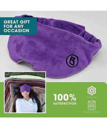 BARMY Weighted Sleep Masks Bundle (13oz Each) - Purple and Black Eye Mask Set for Relaxation and Comfortable Sleep | Blocks Out Light for Deep Rest - Buy Online on GoSupps.com