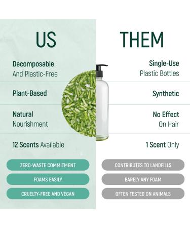 BAMBOEARTH Solid Shampoo Bar and Conditioner Effect Hair Soap Natural Shampoo Bars for Hair with Plant Essential Oils and Zero Waste Biodegradable Packaging Mint and Chamomile - Buy Online on GoSupps.com