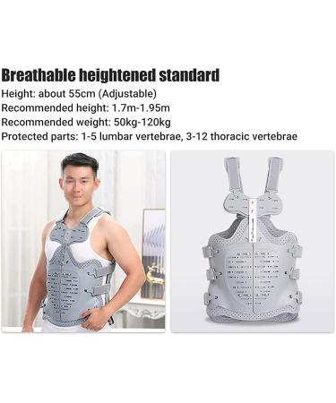Buy Cusma Adjustable Thoracolumbal Orthosis for Thoracic Break Protection & Posture Correction | Double Airbag for Spinal Compression Fractures - International Shipping Available - Buy Online on GoSupps.com