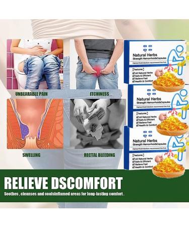 Heca Natural Herbal Hemorrhoid Suppository Capsules for Men and Women - Fast Hemorrhoid Relief Treatment - Buy Online on GoSupps.com