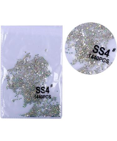 FEIlei 1440Pcs Crystal Flat Back Round Shape Rhinestones Mixed Nail Gems Gemstones Kits - Buy Online on GoSupps.com