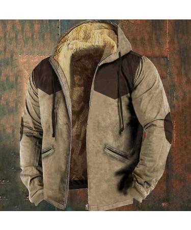 Shop Hanxiulin Oversized Plush Hoodie Jacket - Breathable & Cuddly Men's Winter Coat in Stylish Color Variants - Buy Online on GoSupps.com