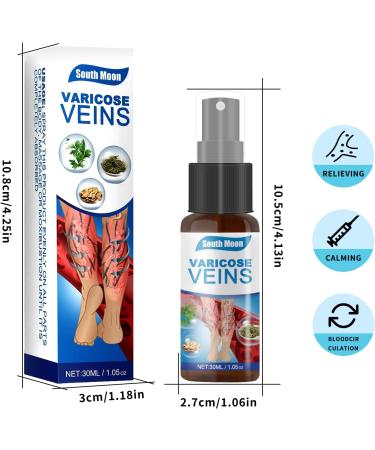 Legs Vein Healing Spray 2pcs - Varicose Veins Treatment for Pain Relief - Buy Online on GoSupps.com