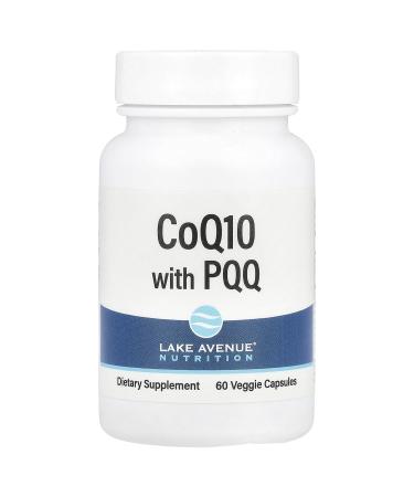 Lake Avenue CoQ10 with PQQ 100 mg 60 Veggie Capsules Nutrition