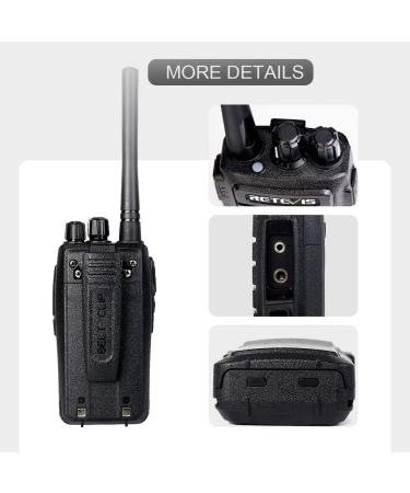 Retevis RT21 Walkie Talkies Case of 4 | Rechargeable 2-Way Radios for Adults | Long Range, 16 Channels, VOX | Emergency Communication for Families & Small Businesses - Buy Online on GoSupps.com