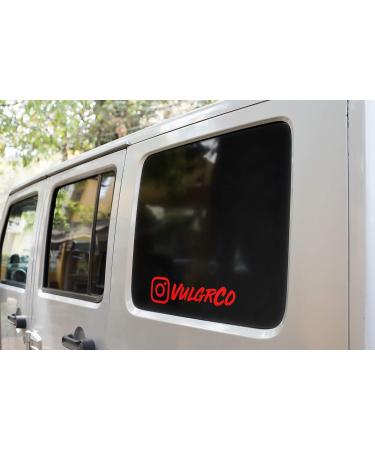 Personalized Social Media Decal Stickers by VulgrCo - Custom Name, Username, Logo & Brand Vinyl - Buy Online on GoSupps.com