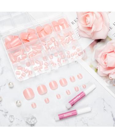 120 Pieces False Toenail Tips Set 12 Sizes Full Cover Fake Toenails Acrylic Artificial Stick on Toenails for Women Girls Nail Art DIY and Salon Foot Manicure - Buy Online on GoSupps.com