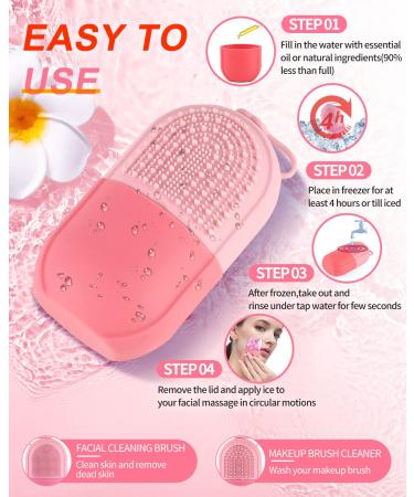 MYSEXY Pink Ice Roller for Face & Eye Beauty - Puffiness Relief, Skin Massage & Pore Shrinkage | Facial Ice Rollers Mold for Fine Lines Removal - Skin Care Tool for Brightening & Lubricating - Buy Online on GoSupps.com