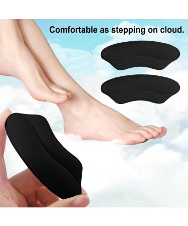 Premium Heel Grips for Women's Shoes - Comfortable Cushioned Inserts & Protectors for High Heels & Boots (4 Pairs Black) - Prevent Slipping & Enhance Comfort - Buy Online on GoSupps.com