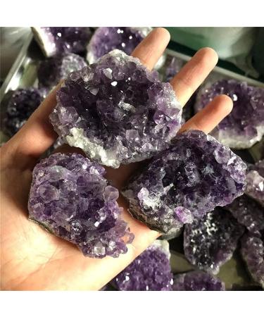 Amethyst Rough Stone Small Size feng Shui Purple Crystal Cluster Quartz Amethyst Cluster gifte 1pcs 40-60mm