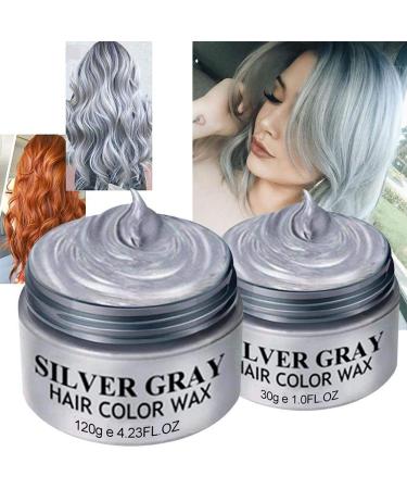 Bonbela Silver Gray Hair Color Wax - Temporary Hair Styling Wax for Men & Women - International Shipping Available - Buy Online on GoSupps.com