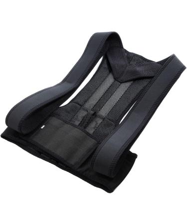 Adjustable Posture Corrector Brace & Lumbar Support Band - XXL (Waist 43.3-49.2) for Back & Shoulder Relief - International Shipping Available - Buy Online on GoSupps.com
