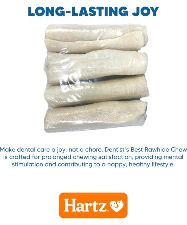 Hartz Dentist s Best DentaShield 4 Rawhide Chew 12 Bones - 83% Less Tartar - Healthy Gums - Fresh Breath - Beef Flavor - Dental Care for Dog Pack of 12 Retriever Rolls for Small Dogs (3x4 Rolls) - Buy Online on GoSupps.com