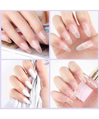 Acrylic Nail Kit for Beginners & Professionals - 3 Colors Powder, 12 Glitter Powders, Nail Tips & Supplies for Nail Extension & Decoration - DIY Acrylic Nails 147 - Buy Online on GoSupps.com