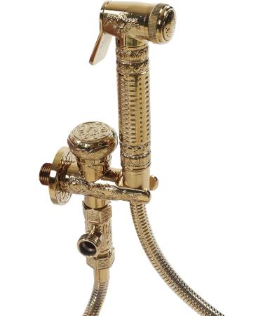 Antique Copper Bathroom Accessories | Retro Wall-Mounted Toilet Sprayer & Bidet Tap - Exquisite Design & Powerful Performance - Buy Online on GoSupps.com