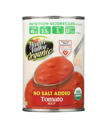 Health Valley Organic Soup - Tomato No Salt Added - Case of 12-15 Oz.