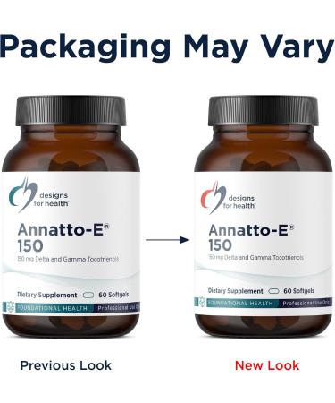 Designs for Health Annatto-E 150mg Tocotrienols - DeltaGold Vitamin E Complex Supplement with Delta + Gamma Tocotrienols - Cardiovascular Healthy Aging + Antioxidant Support - Non-GMO (60 Softgels) 60 Count (Pack of 1) - Buy Online on GoSupps.com
