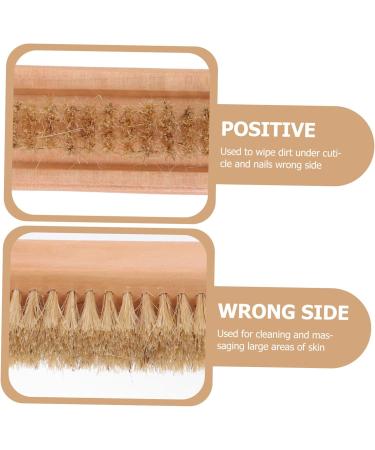 Beaupretty 1pc Nail Dust Brush Nail Tools Nail Clean up Brush Cleaning Scrubber Cleaning Nail Brush Wooden Nail Scrubber Fingernail Brush Fingernail Tool Practical Bristle Nail Brush Manicure - Buy Online on GoSupps.com
