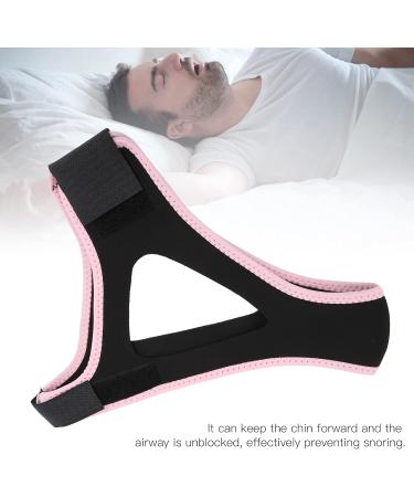 KUIDAMOS Jaw Support Belt - Snoring Prevention Strap (Black Pink Edge) - Buy Online on GoSupps.com