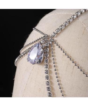 Wiwpar Rhinestone Head Chain Hair Headpiece | Multi Layer Dangle Drop Forehead Headband for Women Girls - Buy Online on GoSupps.com